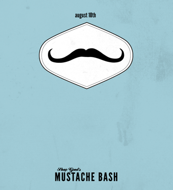 mustache bash poster